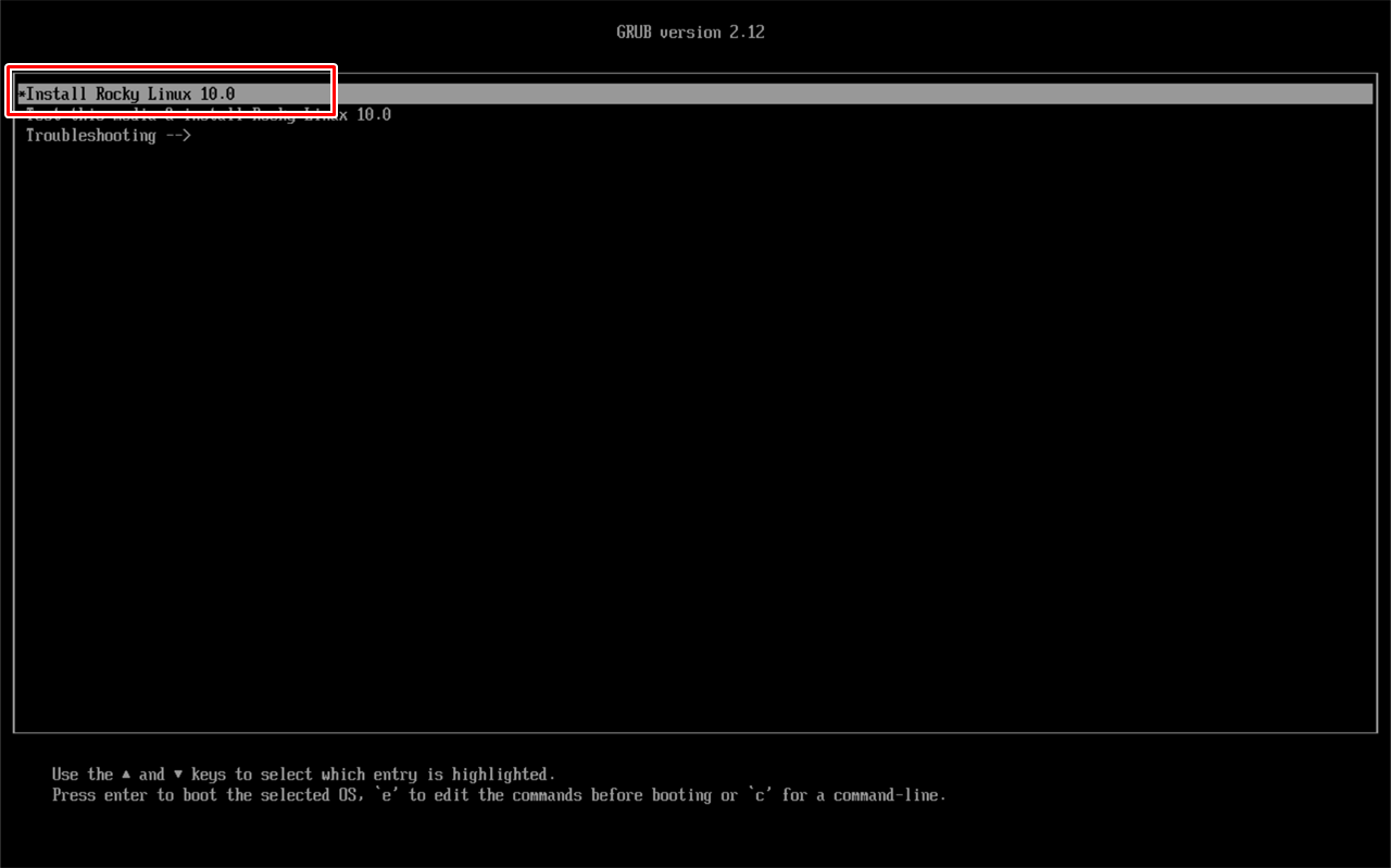インストール方法を選択